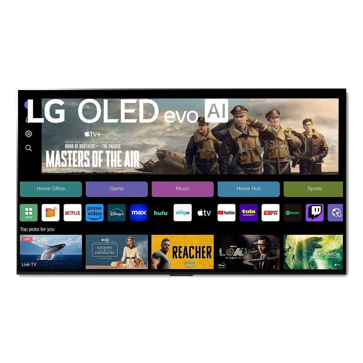 LG OLED83G4WUA 83" 4K Evo G4 Series Ultra High Definition OLED TV (2024)