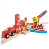 Bigjigs Toys - Fire Sea Rescue Wooden Train Accessory