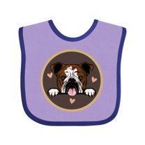 Inktastic English Bulldog for Dog Lover Girls Baby Bib