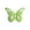 Green, variant on Metal Butterfly Wall Decor Hand Painted Iron Butterfly for Garden Fence Patio Outdoor Ornament Silver