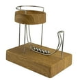 thumbnail image 2 of FashionCha Perpetual Motion Device Practical Kids Adults Gifts Ornament Sculpture Balancing wood color, 2 of 9