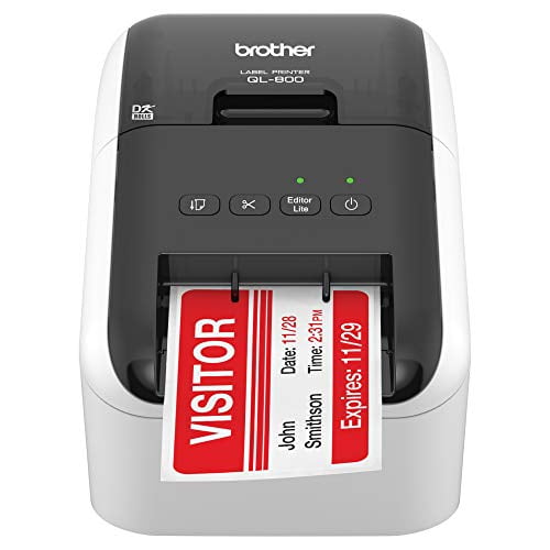 Impresora de etiquetas profesional de alta velocidad Brother RQL-800 (Q L800), color blanco