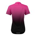 thumbnail image 5 of WTOBBY Women's Performance Cycling Short Sleeve Shirt, Ombre Gradient Athletic Top with Breathable Fabric & Reflective Safety Trim,Hot Pink XL, 5 of 5