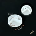 thumbnail image 2 of 20/50Pcs Mirror Wall Hanging Fixing Kit Frameless Plastic Wall Mounting Clips, 2 of 2