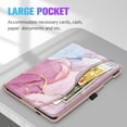 thumbnail image 3 of Fintie Case for Samsung Galaxy Tab S8+/S8 Plus 2022/S7 FE 2021/S7 Plus 2020 12.4 inch Tablet, Multi-Angle Stand Cover with Pocket Auto Wake/ Sleep , Built-in S Pen Holder, Dreamy Marble, 3 of 8