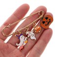 thumbnail image 4 of KAKOWELY Épingles d'Halloween 2 Pcs Épingles d'Halloween Broche d'Halloween Épingles et Brochettes d'Halloween Épingle à Revers d'Halloween Épingle Fantôme d'Halloween Crâne d'Halloween Broche pour Femmes, 4 of 4