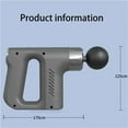 thumbnail image 2 of Portable Deep Tissue Fascia Massager  Professional Four Head Sports Relax Stress Relief Mini Massage Gun Muscle Massage Gun, 2 of 4