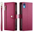 thumbnail image 1 of GANGXUN Étui en Cuir à Rabat pour iPhone Xr - Sangles Longues et Courtes, design Portefeuille, 1 of 5