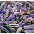 thumbnail image 1 of Pendentif Pilier Hexagonal en Cristal Pierre Naturelle Polie Double Pointe, 1 of 6
