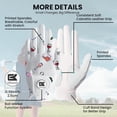 thumbnail image 2 of Stylish Golf Gloves Women with Ball Marker 1 Pack for Left or Right Hand, Breathable Glove with Fashion Patterns for Ladies Right Left Handed Golfer, 2 of 7