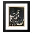 thumbnail image 2 of Tanaka Kyōkichi 15x18 Black Modern Framed Museum Art Print Titled - The Eunuch and the Red Poppy (1914), 2 of 5