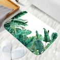 thumbnail image 6 of 1pc Tropical Leaves and Birds Absorbent Non-Slip Bathroom Thickened Flannel Rug Decor,Soft,Quick Drying,Suitable For Indoor/outdoor Use,Bathrooms,Bedrooms,Kitchens,Terrace,Laundry Rooms,16"x24", 6 of 9