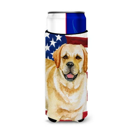 

Golden Retriever Patriotic Michelob Ultra Hugger for Slim Cans