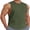 Army Green, variant on COOFANDY Workout Shirts for Men Sleeveless Cut Off Cotton Shirt Training Athletic Regular Fit Summer Tank Tops