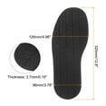 thumbnail image 2 of Uxcell 2Pair Shoe Bottom Full Sole Replacement 3.7mm Thickness Rubber Repair NonSlip for Flat Shoe, Black, 2 of 5