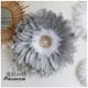 thumbnail image 1 of Decoración de plumas naturales para habitación, arte de pared artesanal hecho a mano, tapiz colgante de macramé, decoración nórdica para el hogar, 1 of 5