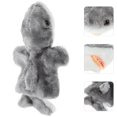 thumbnail image 2 of KAKOWELY Marionetas de mano de tiburón de dibujos animados, marionetas de mano de animales de peluche portátiles, juguete de peluche interactivo para padres e hijos, 2 of 4