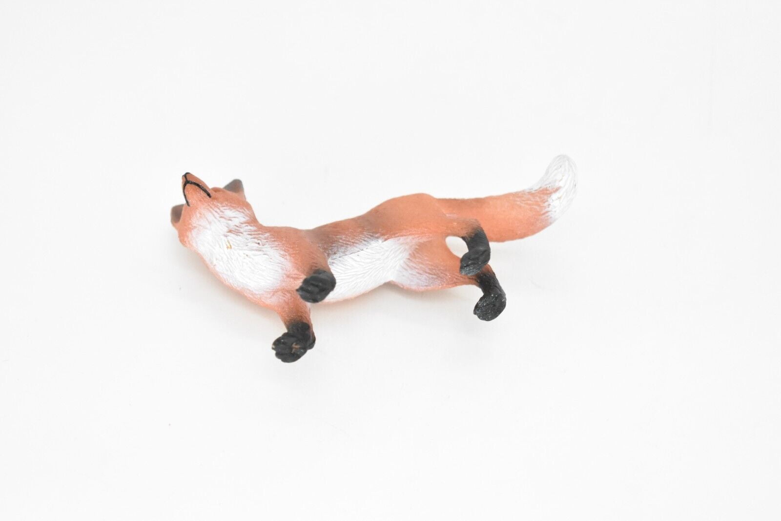 Fox, Red, Animal, Very Realistic Rubber Reproduction, Hand Painted  Figurines, 3 CH098 BB86