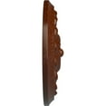 thumbnail image 4 of Ekena Millwork 12 1/4"OD x 2 1/4"P Flower Spiral Ceiling Medallion (Fits Canopies up to 2"), Hand-Painted Burnished Mahogany Crackle, 4 of 8