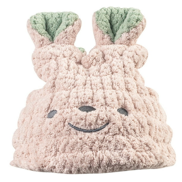 Gorro absorbente para baby shower, gorro para secar el cabello, gorro de toalla para secar el cabello de bebé