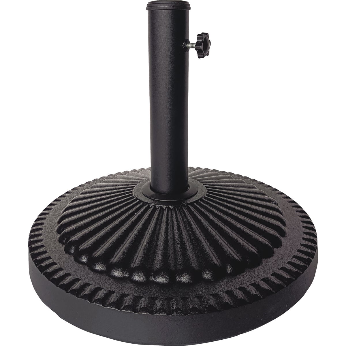 Outdoor Expressions 18 In. Round Brown Concrete Umbrella Base SL-USC-51-BN