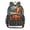 Orange Bull, variant on Ttyddzy Clear Backpack Heavy Duty PVC Transparent Backpack for College Workplace, Ice & Fire Twin