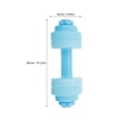 thumbnail image 2 of TABLZONE Botella De Con Forma De Pesa Azul Para Fitness Uso Exterior Material Pet Resistente, 2 of 8