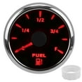 thumbnail image 2 of Fuel Level Gauge, Fuel  Meter IP67 Waterproof Anti Fog Low Power Consumption 0-190 Ohm  With 7 Color Backlight For Boat For RV For Yacht White,Black, 2 of 8
