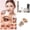 Gold, variant on Women's USB Rechargeable Eyebrow Shaping Device Automatic Lip Hair Remover Beauty Tool