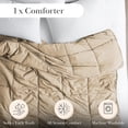 thumbnail image 2 of Southshore Fine Living, Inc. King Size Comforter, Oversized Cal/King Comforter, Hotel Bedding, Taupe, 2 of 9