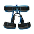 thumbnail image 2 of jinwen Adjustable Half Body Harnesses Thickness Reinforced Climbing Harness for Caving, Rock Climbing, Rappelling, Tree Fall Waist Belts , Blue M, 2 of 9