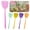 A, variant on Classic Fly Swatter | Long Handle Non-Breakable Plastic | Orange