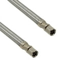 thumbnail image 2 of Braided Stainless Steel Ice Maker Water Supply Hose - 15 Ft - Universal 1/4" Connectors from Kelaro, 2 of 6