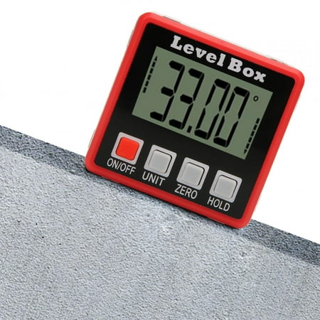 

Economical Automatic Angle Meter 4-Button Angle Calibration Meter For Building Automobile Carpentry Masonry Automatic Backlight Four Buttons