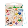 thumbnail image 1 of Magnetic Color and Number Maze, Montessori Toys, Wooden Puzzle Activity Board, Learning Educational Counting Matching Toys, 1 of 5
