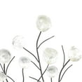 thumbnail image 5 of DecMode White Capiz Shell Floral Wall Decor with Capiz Accents, 5 of 14