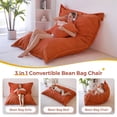 thumbnail image 4 of Puf MAXYOYO 3 en 1 convertible con almohada naranja, 4 of 9