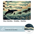 thumbnail image 2 of Whale Non-Slip Polyester Chair Mats and Door Rugs - Machine Washable, 2 of 6