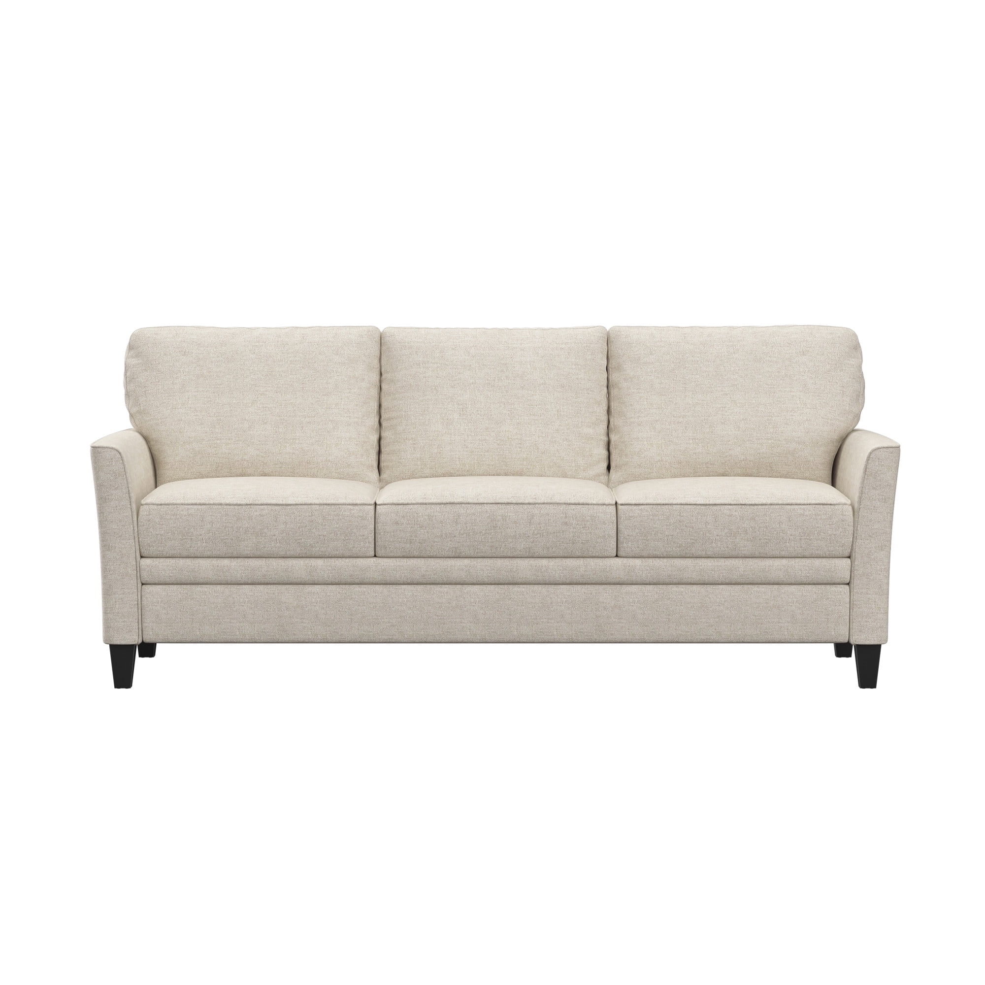 Mainstays Kensington 80" 3 Seat Classic Modern Couch, Beige