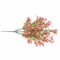 thumbnail image 4 of Toystoory 5 tenedores, hojas de crisantemo artificiales rurales, hierba, planta en maceta, flores falsas, bonsái, maceta, decoración de boda Artificial Plantas Artificiales rojo Toystoory HA6744-02B, 4 of 6