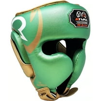 RIVAL Boxing RHG100 Professional Headgear - Medium - Green/Gold