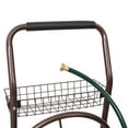 thumbnail image 3 of Metal Hose Reel Cart with Wheels, Heavy Duty Steel Reel, Outdoor Water Hose Caddy for Backyard, Garden, or Lawn, 250 Ft Hose Capacity, 3 of 6