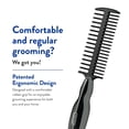 thumbnail image 3 of Hair Comb Wahl 858708 Cepillo ergonómico negro para melena y cola, 3 of 7