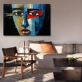 thumbnail image 6 of Abstract Art Modern Decorative Painting Close-up Of Face Framed Canvas Poster Bedroom Decor Sports Landscape Office Room Decor Gift,Frame-style,20x30inch(50x75cm), 6 of 8