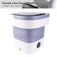 thumbnail image 4 of Foldable Design, Fully Automatic Operation, Mini Size, Soft Tumble Dry 7.5L Portable Bucket Washer with Drainage Pipe, Lightweight, 4 of 7
