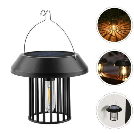 Raindrops 2PCS Solar Powered Hanging Lanterns Outdoor Lights Garden Patio Yard Decorative Lights Camping Solar Lanterns for Patio Yard Porch