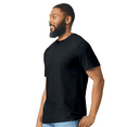 thumbnail image 4 of Gildan Men Ultra Cotton T-Shirt, Short Sleeve Crew Neck Classic Fit Blank Tee, Black, 3XL, 3 Pack, 4 of 6
