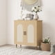 thumbnail image 1 of Yeshouse Aparador de ratán con consola decorativa para pasillo, comedor, cocina, con almacenamiento ajustable, 1 of 7