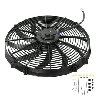 RV Roof Vent Fan 12V 360x360mm 10 Blades Dual Mode Air Inlet Outlet 4 LED  Light