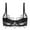 Black, variant on Women's Full-Cup Bra Support Women's Lace Underwire Bra with Sheer Full Coverage and Comfortable Lift for